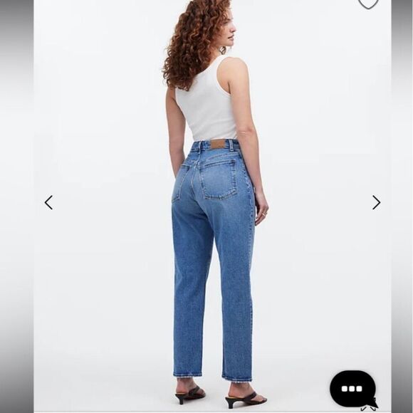 The Curvy '90s Straight Crop Jean in Hazeldell Wash light blue Size 25 - Picture 8 of 16